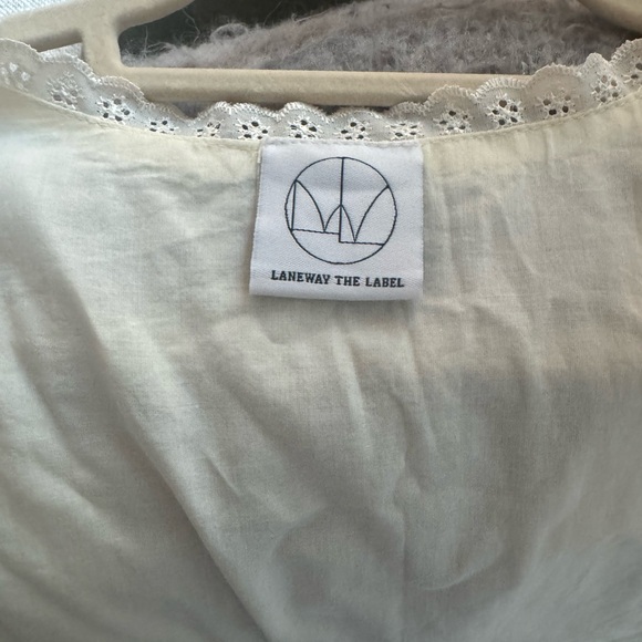 Laneway the label vintage cotton gown in butter yellow - Picture 6 of 6